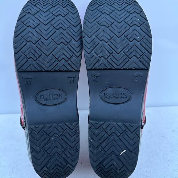 BJORK PROFESSIONAL PLUS Women's Patent Leather Clogs Size 40 USA 9 - Picture 8 of 8